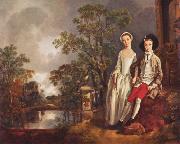 Thomas Gainsborough Heneage Lloyd and His Sister Germany oil painting artist